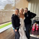 Pour Decisions bartenders celebrating with a bride